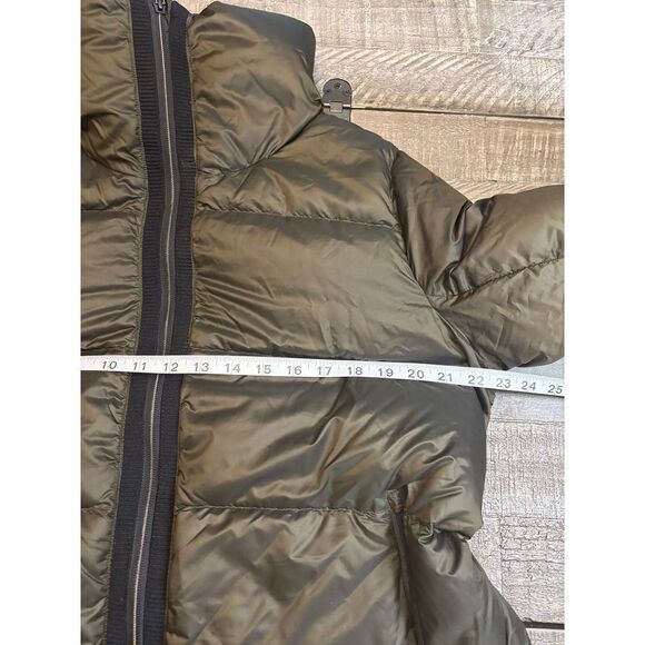 Lululemon Quilted Puffer Jacket Winter Warm Down‎ Coat M-L High Neck Zip Up - Picture 12 of 15